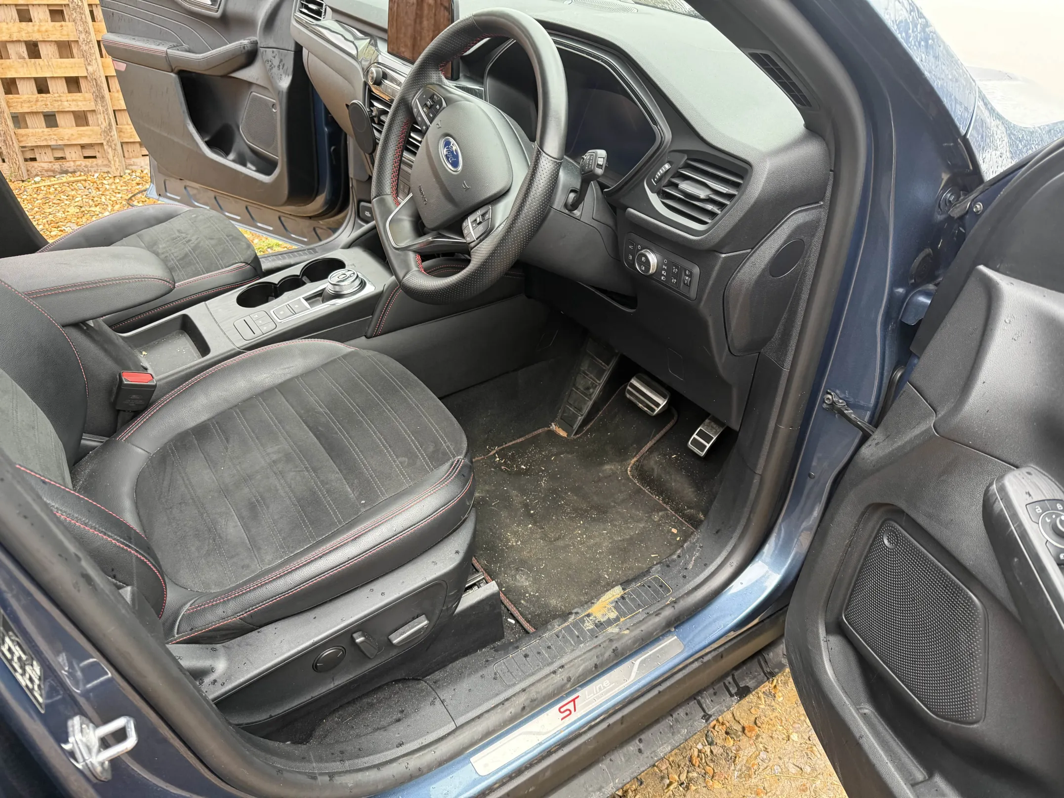 Car BEFORE - Interior Cleaning & Valeting Service