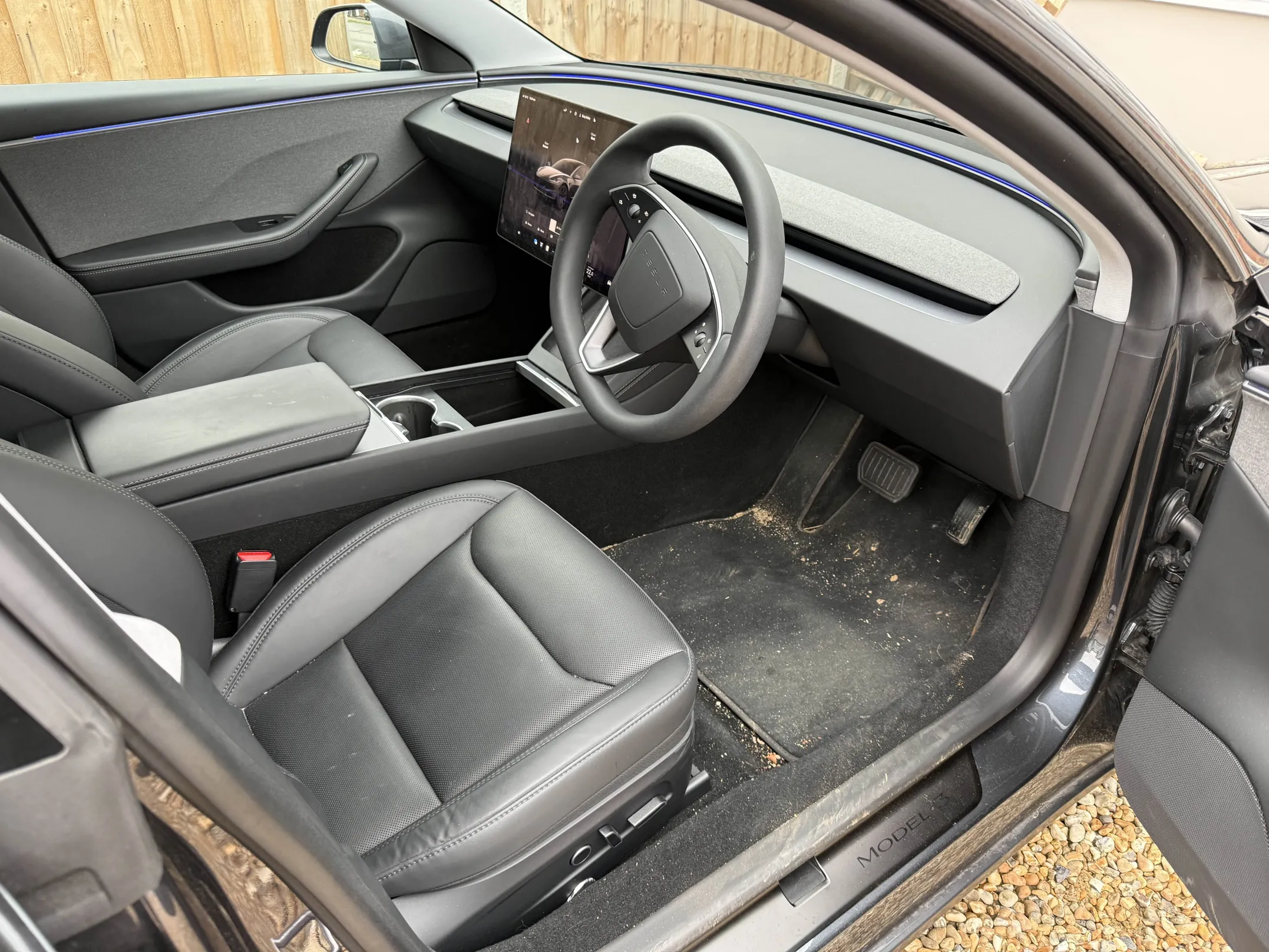 Car BEFORE - Interior Cleaning & Valeting Service