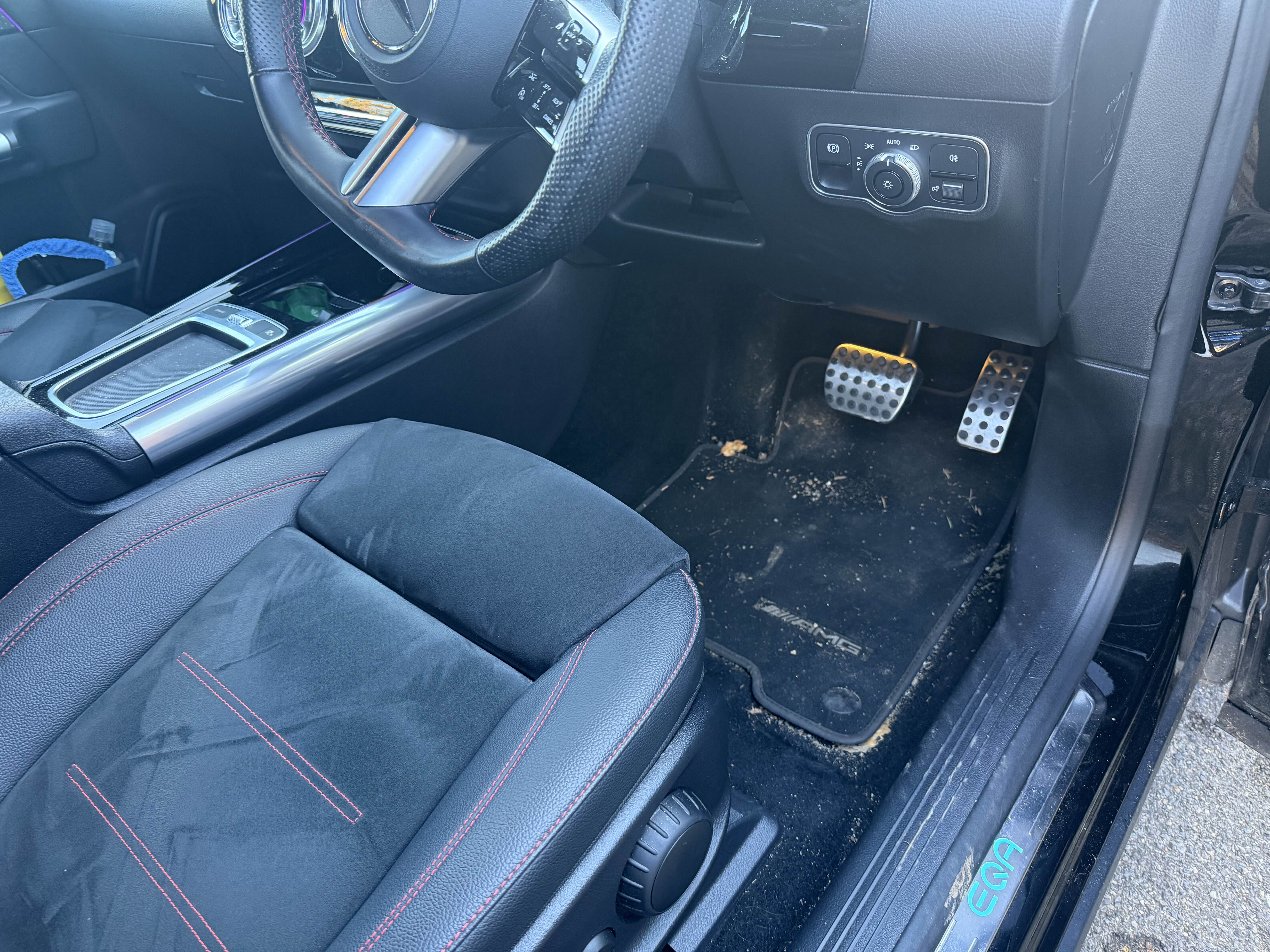 Car BEFORE - Interior Cleaning & Valeting Service